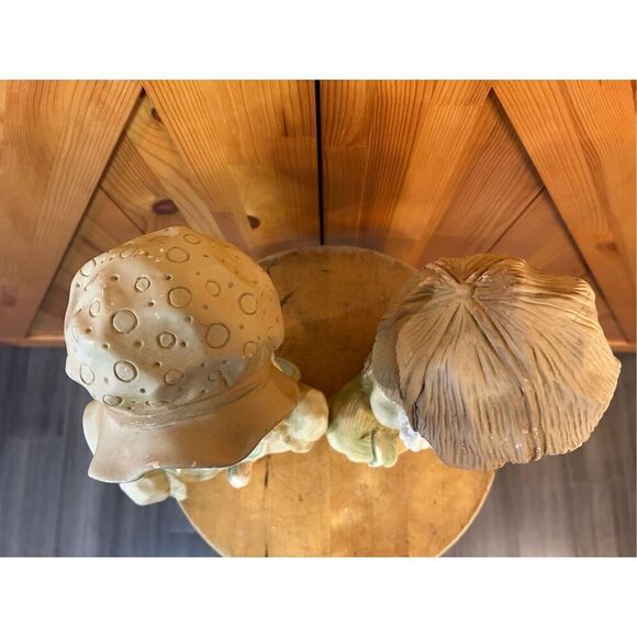 Alice & Andy Chalkware Statues Lawn Ornaments Universal Statuary 1974 - Picture 5 of 14